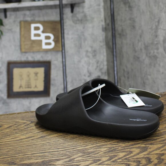 NWT Goodfellow & Co Mens Kendrix Slide Sandals 92542327 Black 10 - Picture 6 of 10